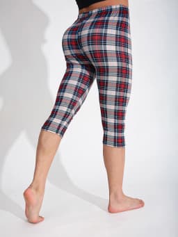 Women Minimalist Checkered Leggings Sports Yoga Pants Vacation Travel Outdoor Camping Cycling Tights Unique Trendy Capri Pants
