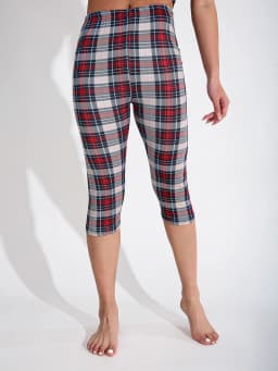 Women Minimalist Checkered Leggings Sports Yoga Pants Vacation Travel Outdoor Camping Cycling Tights Unique Trendy Capri Pants