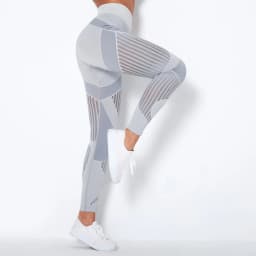 Sexy Women Fitness Leggings Hollow Seamless Leggings High Waist Gym Workout Legging Fashion Breathable Yoga Pant
