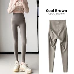 Slimming Upgrade Version Double Cross High Waist Women's Terngling Pants Tight Fit Base Layer Pants Autumn Winter Shark Pants