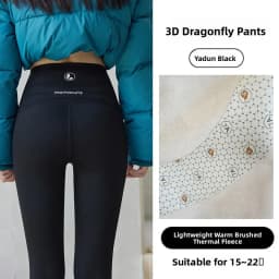 Slimming Upgrade Version Double Cross High Waist Women's Terngling Pants Tight Fit Base Layer Pants Autumn Winter Shark Pants