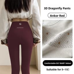 Slimming Upgrade Version Double Cross High Waist Women's Terngling Pants Tight Fit Base Layer Pants Autumn Winter Shark Pants