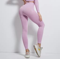 Women Knitted Striped Leggings High Waist Athletic Yoga Workout Fitness Ribbed Gym Tights Elastic Sportwear Drop Shipping