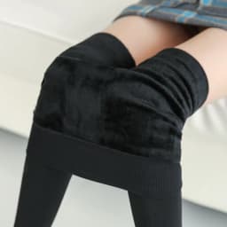 Ladies Pearl Velvet Footed Leggings Fleece Lined Thick Warm One Piece Thermal Pant Fall Winter Outer Wear Stretch Women Trousers