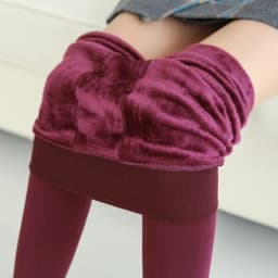 Ladies Pearl Velvet Footed Leggings Fleece Lined Thick Warm One Piece Thermal Pant Fall Winter Outer Wear Stretch Women Trousers