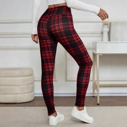 New 2025 Women's Warm Leggings FCE Thickened Printed Long Pants Autumn Season Fashion Ladies' Base Layer Trousers