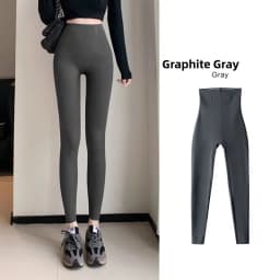 High Waist Thin Yoga Pants Women's Autumn Spring Tight Fit Nine Points Pants Style No Slip Bottom Base Layer...