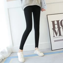 High Elasticity Autumn Winter New Style Yoga Pants Skinny Nine Point Base Layer Pants Trendy Print High Waist Slimming Tight Fit