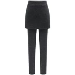 Fleece Lined Women's Leggings Outerwear High Waist Ankle Length Casual Tight Fit Butt Enhancing Thermal plus Size Skirt Pants