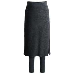 Fleece Lined Women's Leggings Outerwear High Waist Ankle Length Casual Tight Fit Butt Enhancing Thermal plus Size Skirt Pants