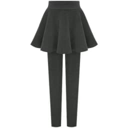 Fleece Lined Women's Leggings Outerwear High Waist Ankle Length Casual Tight Fit Butt Enhancing Thermal plus Size Skirt Pants
