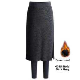 Fleece Lined Women's Leggings Outerwear High Waist Ankle Length Casual Tight Fit Butt Enhancing Thermal plus Size Skirt Pants