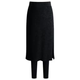 Fleece Lined Women's Leggings Outerwear High Waist Ankle Length Casual Tight Fit Butt Enhancing Thermal plus Size Skirt Pants