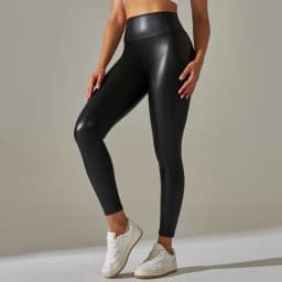 Women Sexy Skinny PU Leather Pants High Waist High Quality Elastic Leggings Trousers Slim Pencil Pants Sexy Stretch Tight Pants