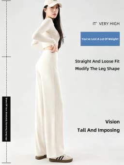 High Waisted Straight Leg Yoga Pants for Women Naked Feeling Butt Lifting Loose Fit Workout Trousers Slimming Gym Pants