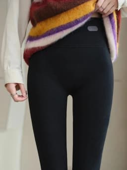 Spring Autumn Women's Knit Leggings Cotton Slimming Tights Fleece Pant Black Stretch Gray Thick Warm Leggings for Women Clothing