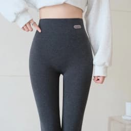 Spring Autumn Women's Knit Leggings Cotton Slimming Tights Fleece Pant Black Stretch Gray Thick Warm Leggings for Women Clothing