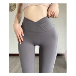 Women's Yoga Pants Butt Lifting Sports Training Trousers Slimming Spring Summer Seamless Casual Peach Butt Micro Flared