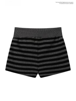 2026 New Women's Slim Fit High Waist Elastic Stripe Short Pants Base Layer Tight Style Commute Wind Online Exclusive