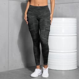 Women's Camouflage Printed Sexy Cargo Leggings Sports Daily Tight Pants High Waist Slim Fit Tight Pant
