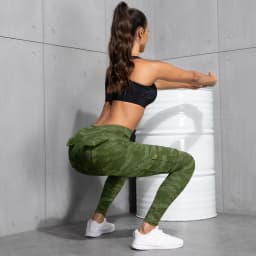 Women's Camouflage Printed Sexy Cargo Leggings Sports Daily Tight Pants High Waist Slim Fit Tight Pant