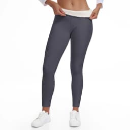 Winter Fleece Lined Soft High Waisted Leggings Women Thermal Thick Stretch Tummy Control Warm Casual Pants