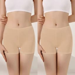 Black Modal No-Hem Safety Pants Thin Women's Base Layer Shorts Summer Casual Mid-Waist Short Pants Three-acetate Fiber