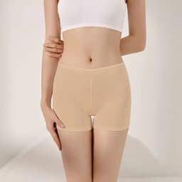 Black Modal No-Hem Safety Pants Thin Women's Base Layer Shorts Summer Casual Mid-Waist Short Pants Three-acetate Fiber