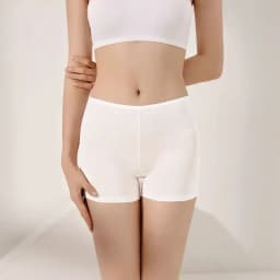 Black Modal No-Hem Safety Pants Thin Women's Base Layer Shorts Summer Casual Mid-Waist Short Pants Three-acetate Fiber