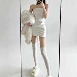 Women Spliced Mock Over‑Knee Pantyhose Comfortable High Elasticity Sexy Smooth Tights Transparent Leggings Ultra Thin Tights