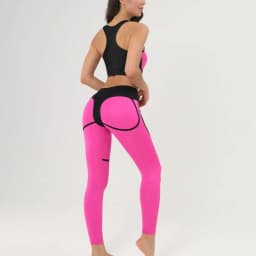 Fashion Spliced Leggings Women Sexy Hip Lift Tights Middle Stretch High Waist Gym Trainning Running loose Yoga Sports Leggings