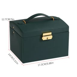 1PC, Lock Arch Three-Layer Jewelry Box, Suitable for All Kinds of Jewelry Storage