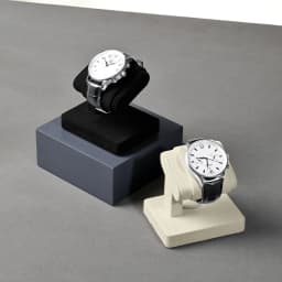 WoodTen Microfiber Watch Display Stand Watch Storage Necklace Bracelet Organizer Rack Bangle Scrunchie Headband Showcase Stands