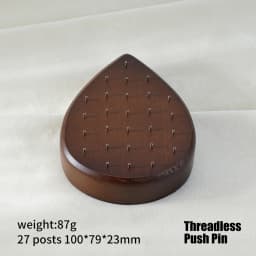 High Quality Beech Wood Display Stand for 16G/14G/Threadless Push Pin Piercing Body Jewelry Modern Display Holder