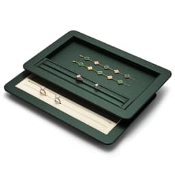 Oirlv Jewelry Tray Premium Organizer for Rings, Earrings & Bracelets, Elegant Soft Lining Perfect for Jewelry Display & Storage