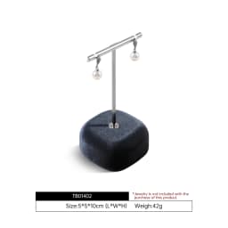 Yinbeini Velvet Jewelry Ring Earring Display Stand Counter Window Showcase Props For Boutique Retail Store TB011