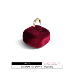 Yinbeini Velvet Jewelry Ring Earring Display Stand Counter Window Showcase Props For Boutique Retail Store TB011
