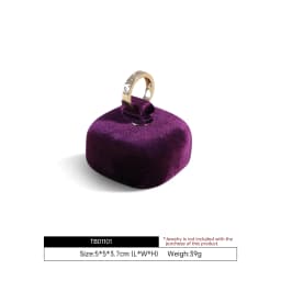 Yinbeini Velvet Jewelry Ring Earring Display Stand Counter Window Showcase Props For Boutique Retail Store TB011