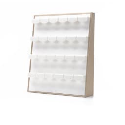 Pink Velvet Jewelry Exhibition Display Props Storage of Jewelry Bevel Ring Earring Display Tray Jewelry Ear Stud Storage Organiz