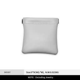 Oirlv PU Leather Jewelry Packaging Bags Necklace Ring Bracelet Earrings Organizer Storage Snap High End Mini Gift Jewelry Pouch