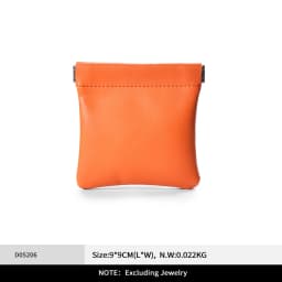 Oirlv PU Leather Jewelry Packaging Bags Necklace Ring Bracelet Earrings Organizer Storage Snap High End Mini Gift Jewelry Pouch