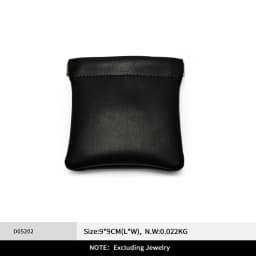Oirlv PU Leather Jewelry Packaging Bags Necklace Ring Bracelet Earrings Organizer Storage Snap High End Mini Gift Jewelry Pouch