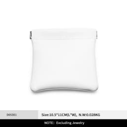 Oirlv PU Leather Jewelry Packaging Bags Necklace Ring Bracelet Earrings Organizer Storage Snap High End Mini Gift Jewelry Pouch