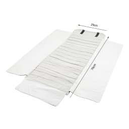 Luxury Velvet Chain Jewelry Storage Roll Bag Pendant Necklace Organizer Pouch Watch Bracelet Display Holder Travel Case Portable