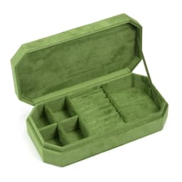 TAIMY Travel Velvet Jewelry Box Portable Ring Necklace Bracelet Storage Box Custom Logo Jewelry Case Jewellery Organizer