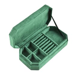 TAIMY Travel Velvet Jewelry Box Portable Ring Necklace Bracelet Storage Box Custom Logo Jewelry Case Jewellery Organizer