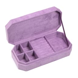 TAIMY Travel Velvet Jewelry Box Portable Ring Necklace Bracelet Storage Box Custom Logo Jewelry Case Jewellery Organizer