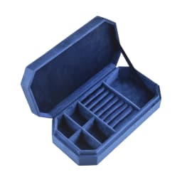 TAIMY Travel Velvet Jewelry Box Portable Ring Necklace Bracelet Storage Box Custom Logo Jewelry Case Jewellery Organizer