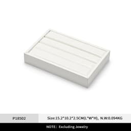 WoodTen Ring Display Tray Earring Stand Jewelry Organizer Counter Display Tray for Store Specialized in Ring and Earring Display