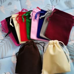 Hot 100pcs/lot Drawstring Velvet Bags 5x7 7x9 9x12cm Jewelry Charms Necklace Packaging Pouches Display Packing Gift Bags 2019